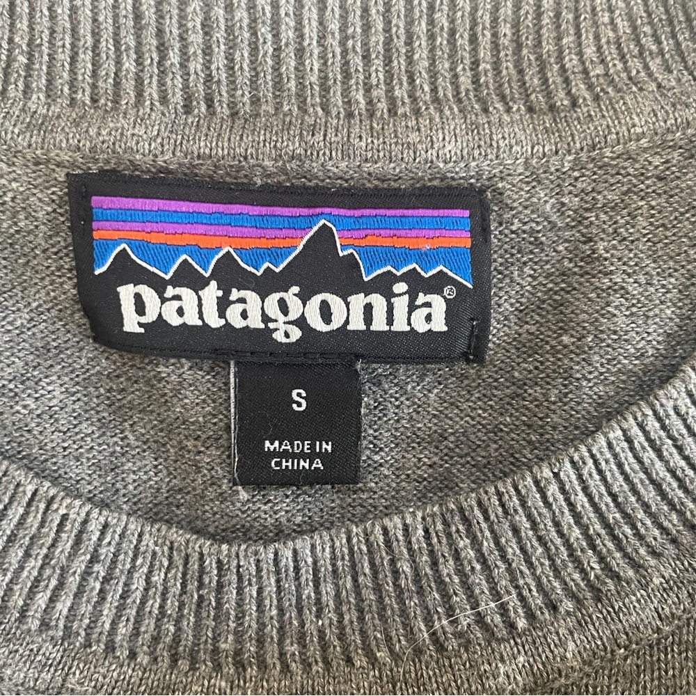 Patagonia Men’s Crewneck Sweater - Size S (Gray)